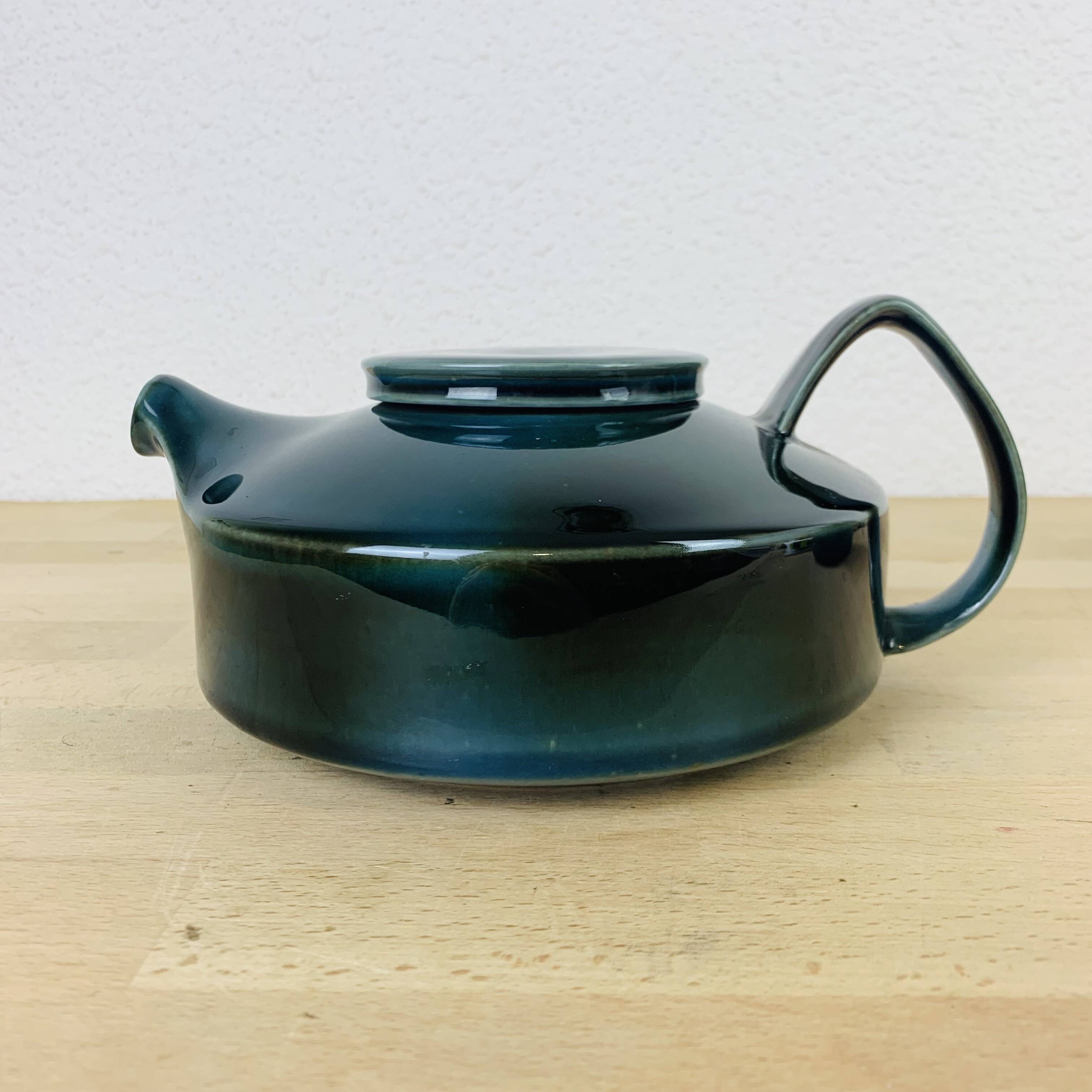 Vintage blue lot porcelain teapot