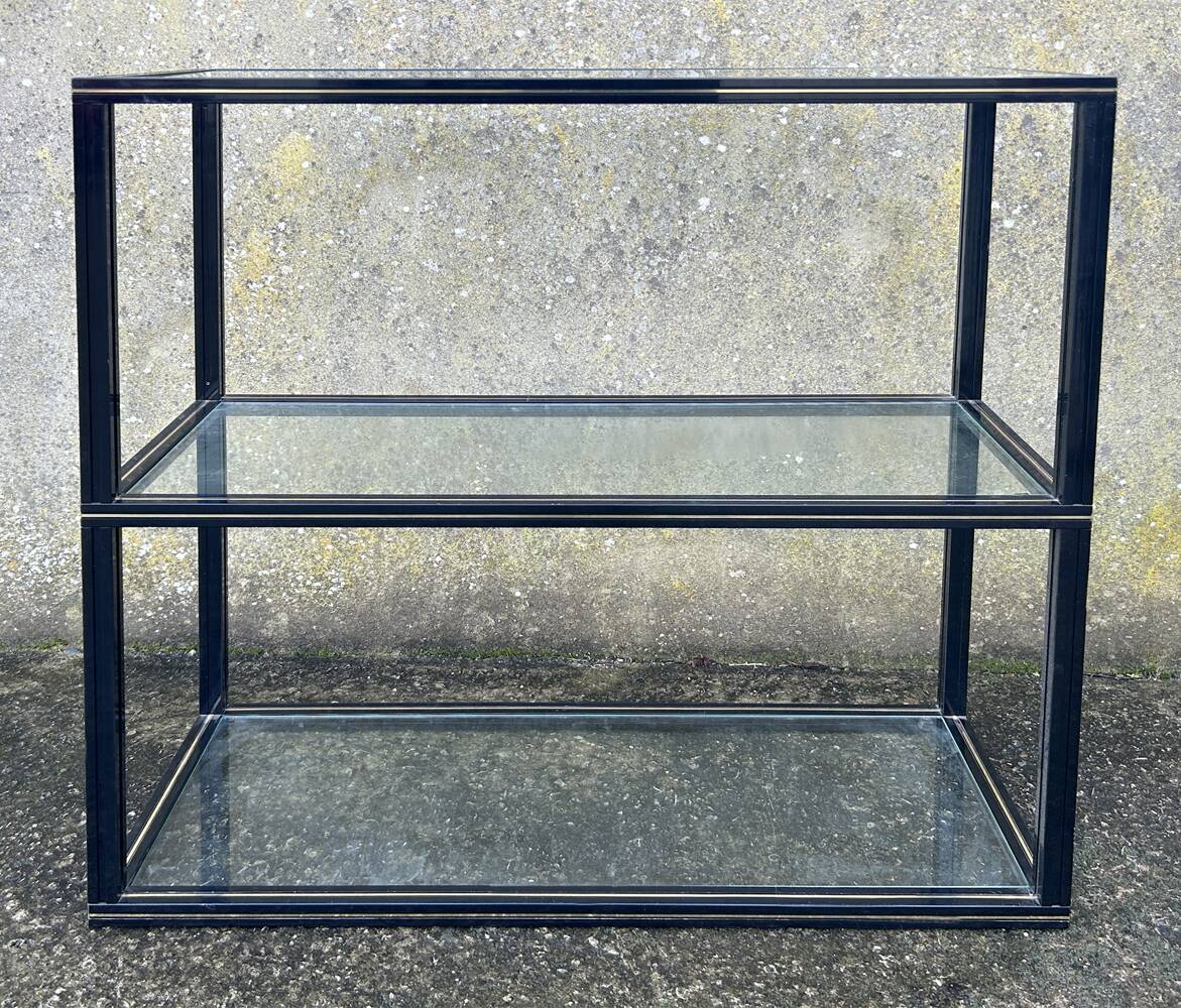 Pierre Vandel open shelf, Hollywood Regency model, vintage, 70s