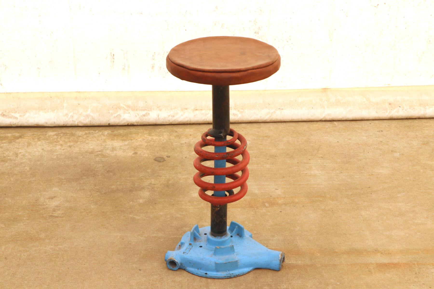 Vintage eastern bloc industrial stool, 1970s, czechoslovakia