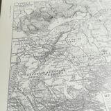 Old map of Siberia from 1928