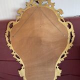 Large golden baroque style mirror – Vintage