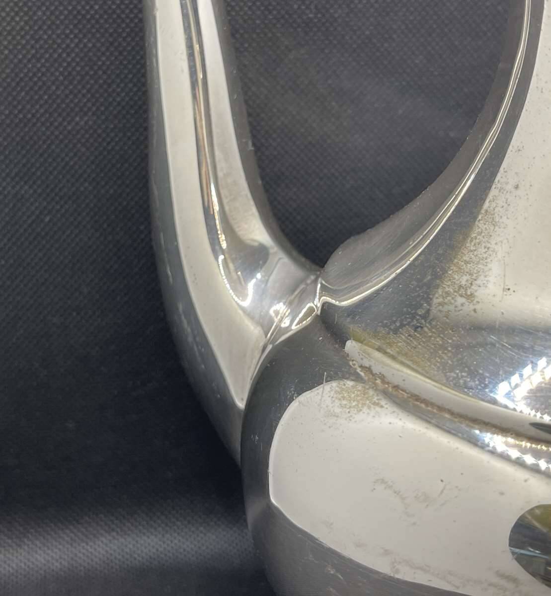 English silver metal jug from the 1930s