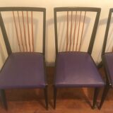 Series of 4 vintage 1960 chairs