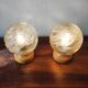 Pair of vintage Art Deco style bedside lamps