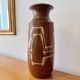 Vintage Brown Scheurich Keramik West German Vase