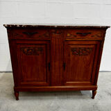 Louis XVI buffet in wood and marble