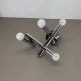 Rare sputnik 'atomic' ceiling light by e.r. nele, temde lights switzerland 1970s