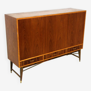 Enfilade scandinave en teck, Suède, 1950