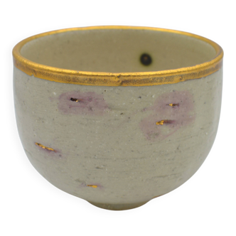Bol or en grès rozenn bigot