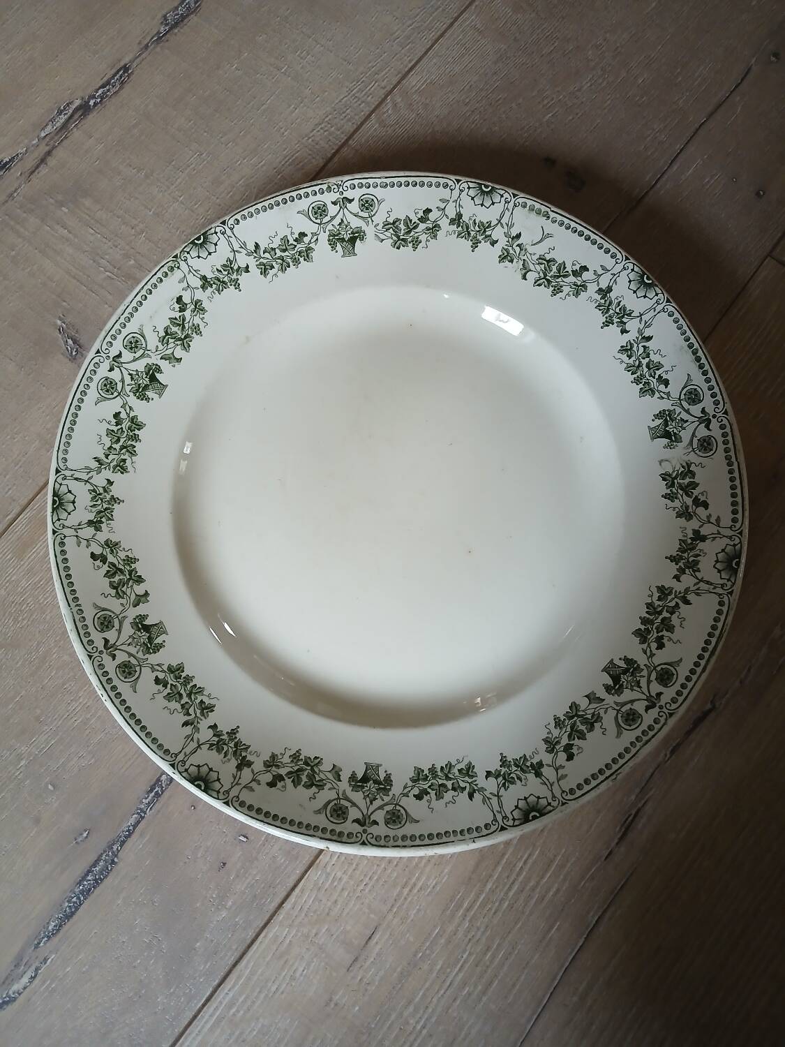 Antique ironstone dish