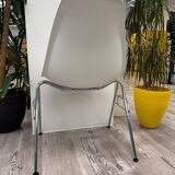 Véritable Charles Eames Vitra DSS 729 en coton blanc