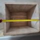 Travertine coffee table