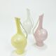 3 vases en porcelaine pastel "Luise" du milieu du siècle, Fritz Heidenreich, allemand