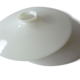 White opaline lampshade from the 1940s