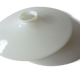 White opaline lampshade from the 1940s