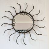 Miroir soleil en métal
