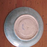 Saucer in enamels of Longwy