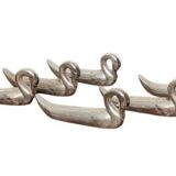 set of 6 swan knife rests
