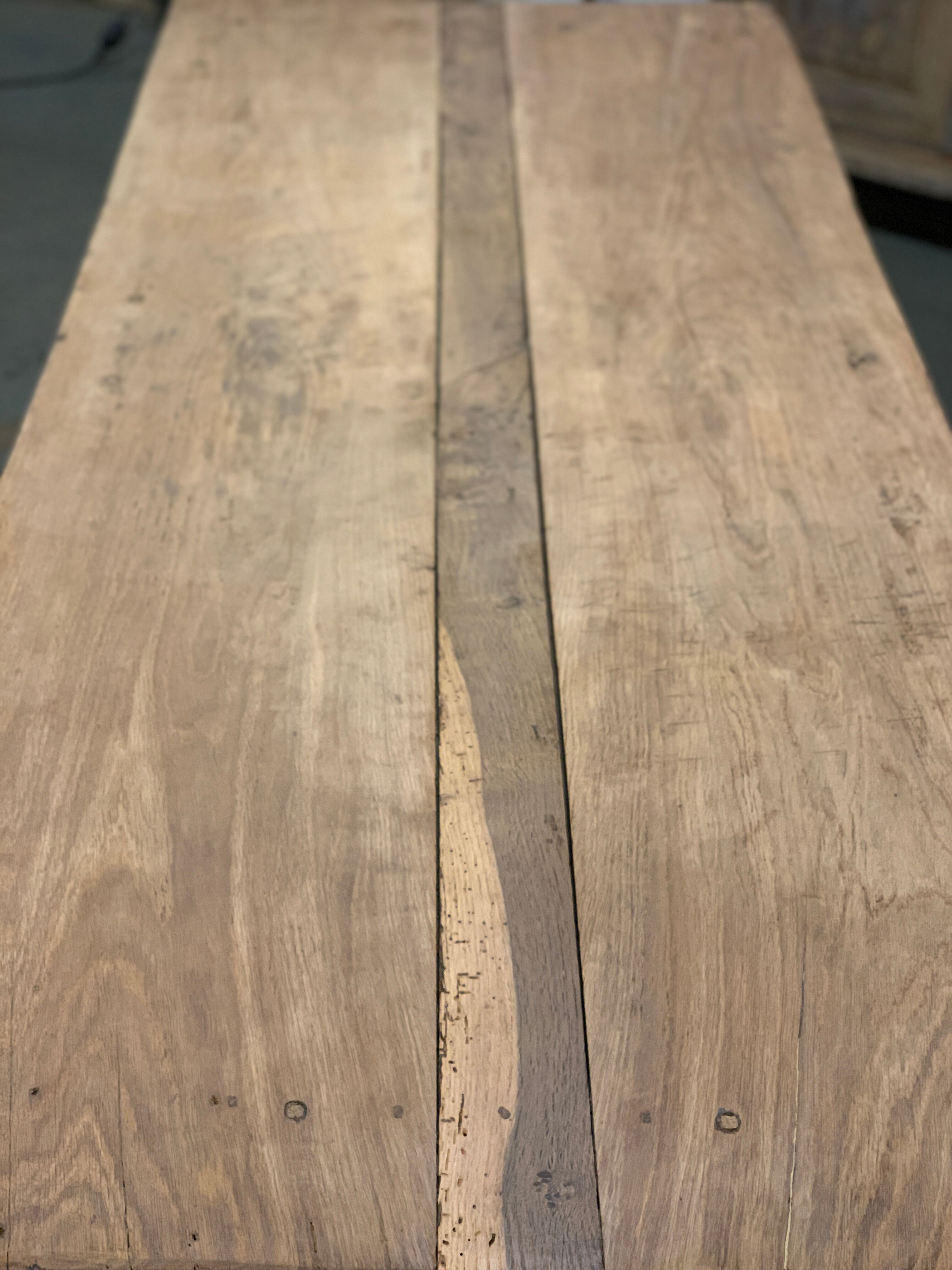 Walnut farmhouse table 1920