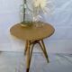 Rattan and formica table