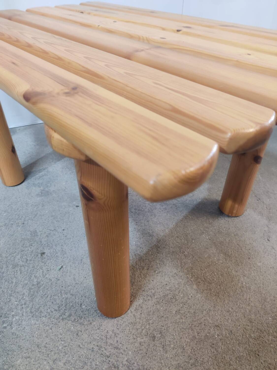 Vintage pine coffee table