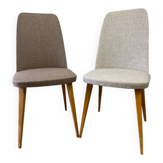 Pair of vintage barrel chairs