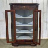 Early 20th century walnut corner cabinet