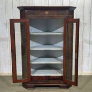 Early 20th century walnut corner cabinet