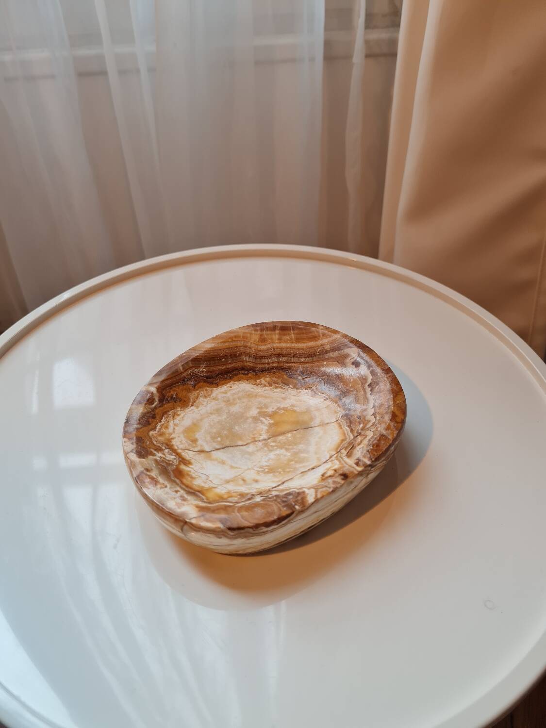 Vintage natural stone pocket emptier