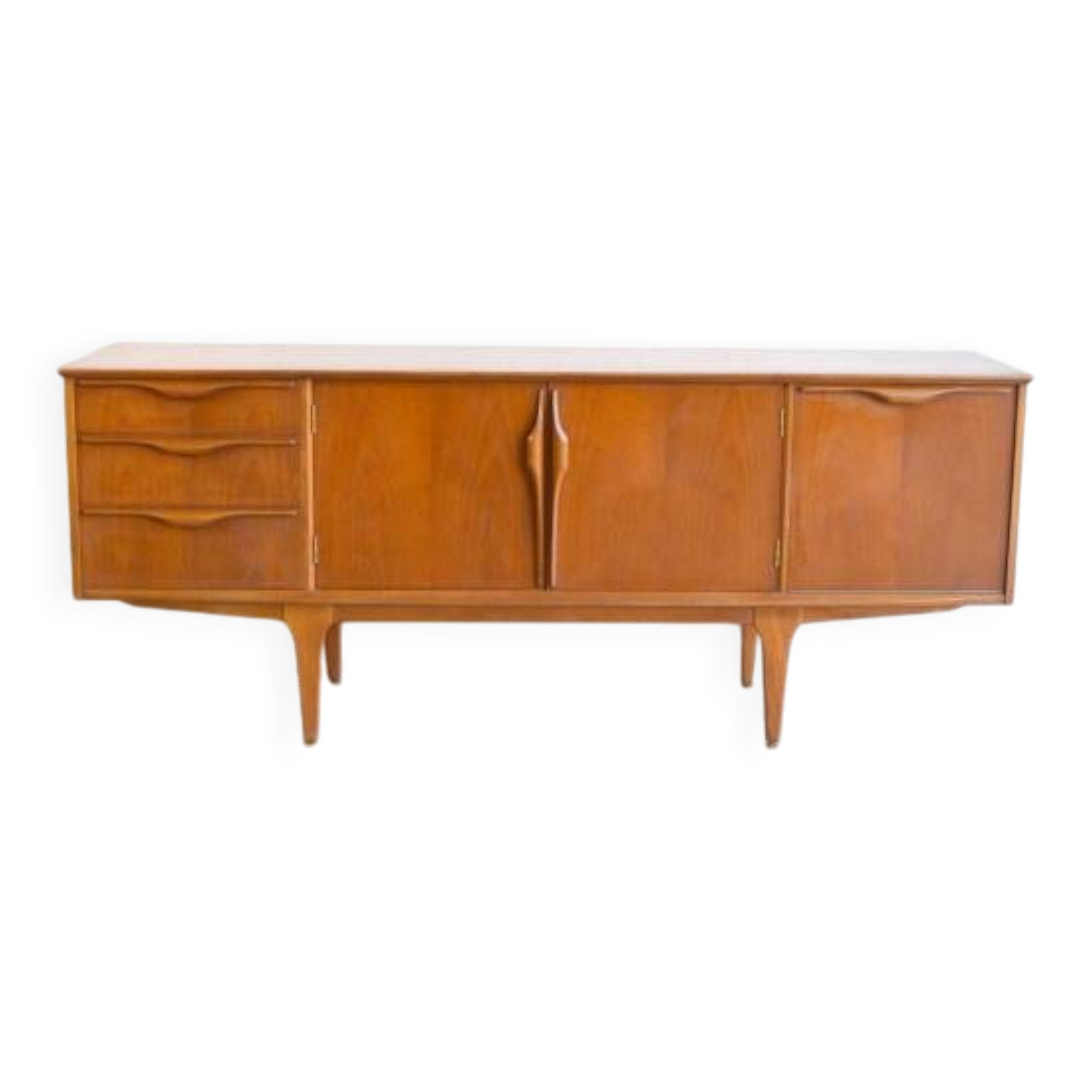 Vintage Scandinavian enfilade by Jentique – "wave" handles * 183 cm *