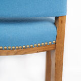 Dining room chair with legs of light mahogany of danish design, 1940s