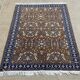 Tapis pakistanais en laine fait main - L=1m75 l=1m27..