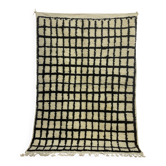 Tapis marocain en laine pure fait main 2.5x1.5 m