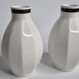 Set of 2 Villeroy & Boch porcelain bottles – GEO model, Luxembourg, 11