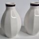 Set of 2 Villeroy & Boch porcelain bottles – GEO model, Luxembourg, 11