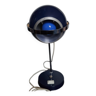 Lampe avec son étiquette monteuse Eyeball des années 60-70