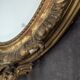 Golden wooden mirror from the Napoléon III period.
