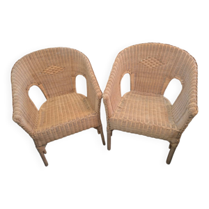 Paire de fauteuils en