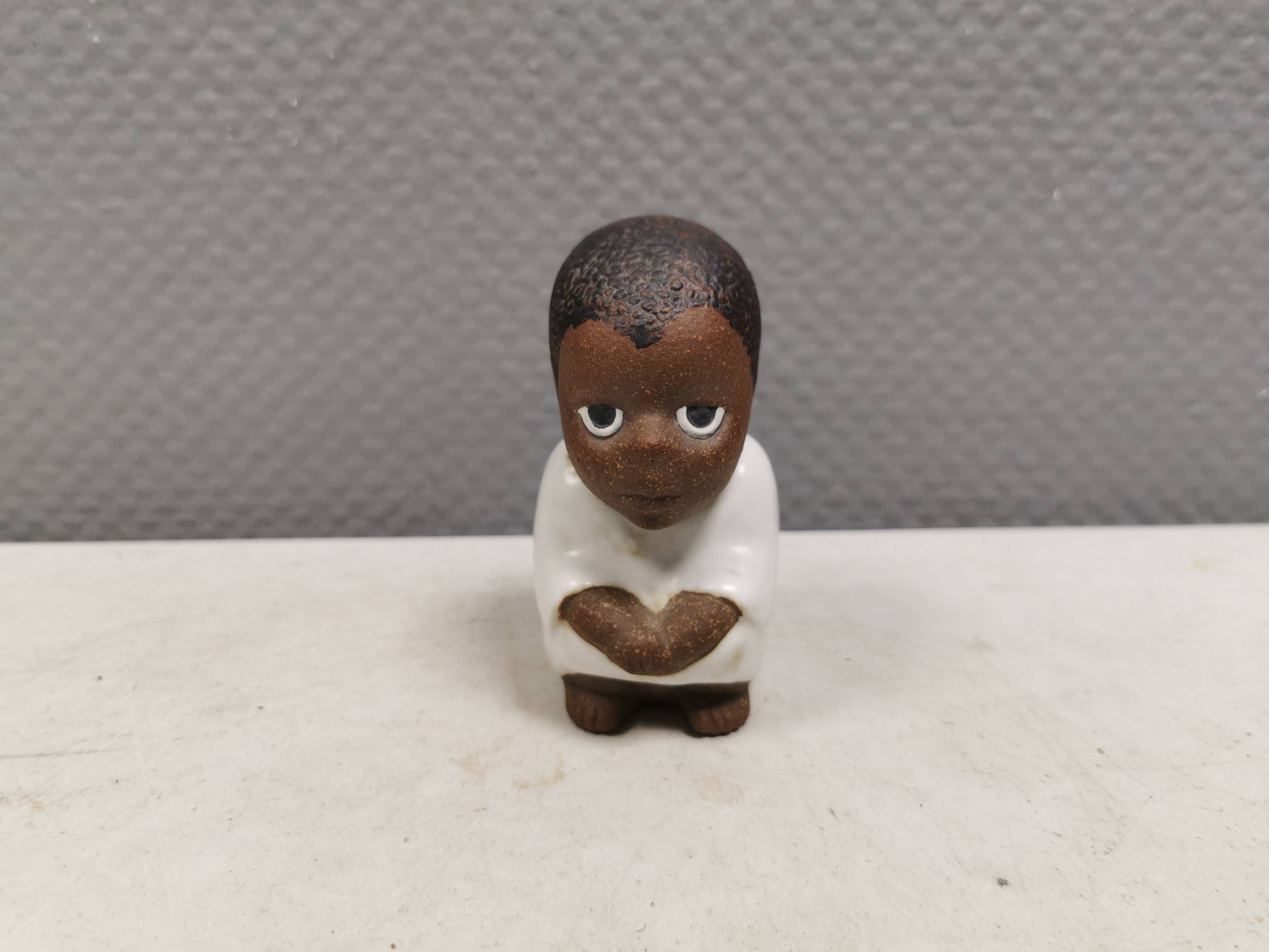 Lisa Larson Ceramic Figure: South, All Children of the World Series (1974)
