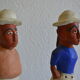 Couple de colons statuettes Africaines