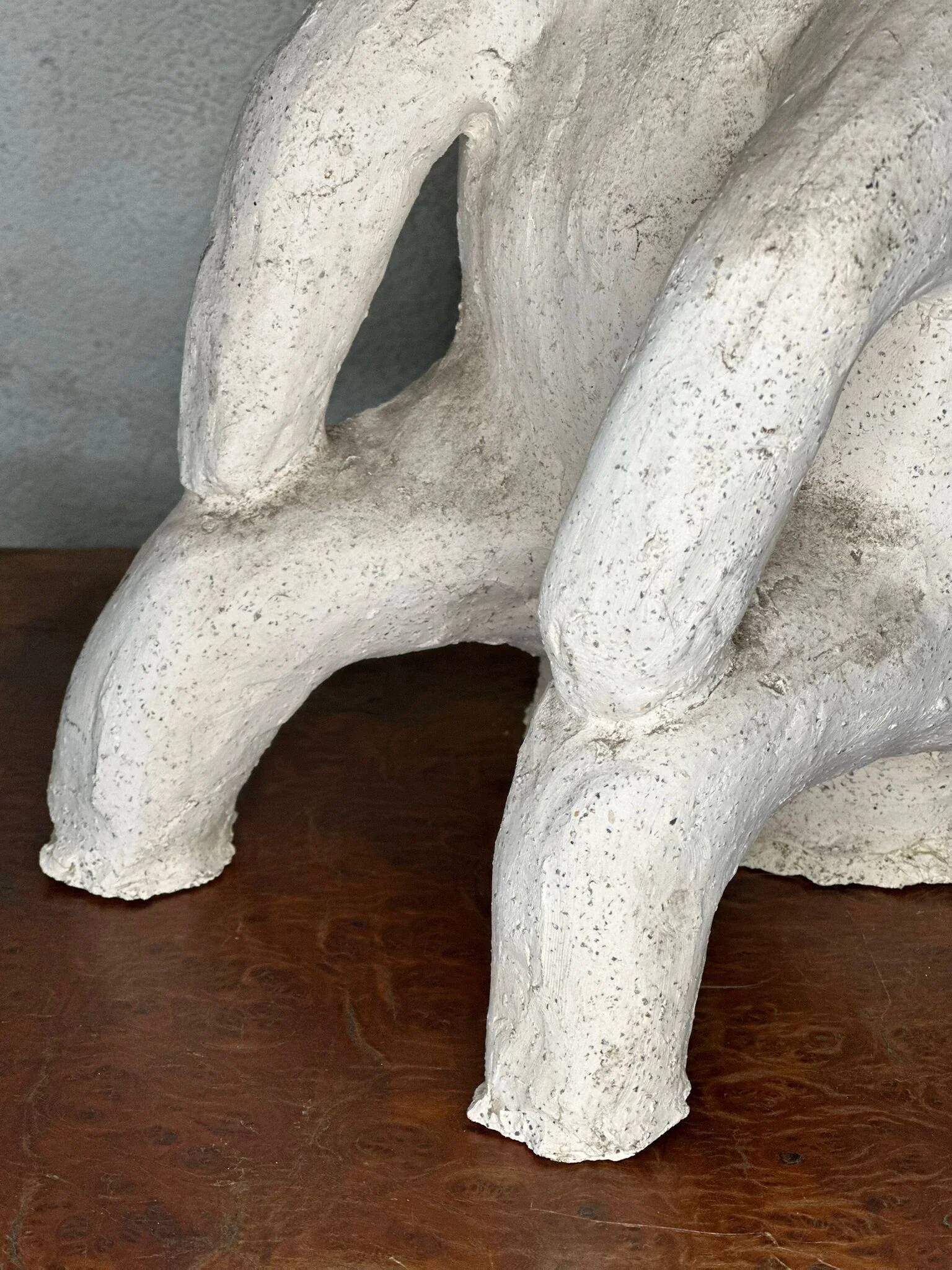 Anthropomorphic terracotta sculpture
