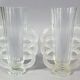 Pair of Art-deco glass vases signed Verlis. Good condition.