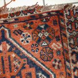 Ancient Persian Shiraz handmade carpet 87cm x 114cm 1900s, 1C810