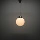 Suspended globe chandelier in glass Art Deco, Europe, 1930s