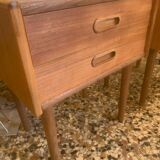 Paire de chevets danois en teck mid-century