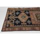 Vintage Turkish Oushak handmade wool cotton tan runner rug 114x285