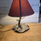 Lampe art déco en étain des années 1930