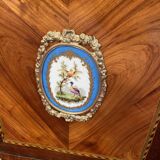 Writing desk of Louis XVI period in marquetry circa 1780