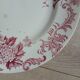6 antique ironstone dinner plates