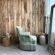 Fauteuil crapaud en velours vert